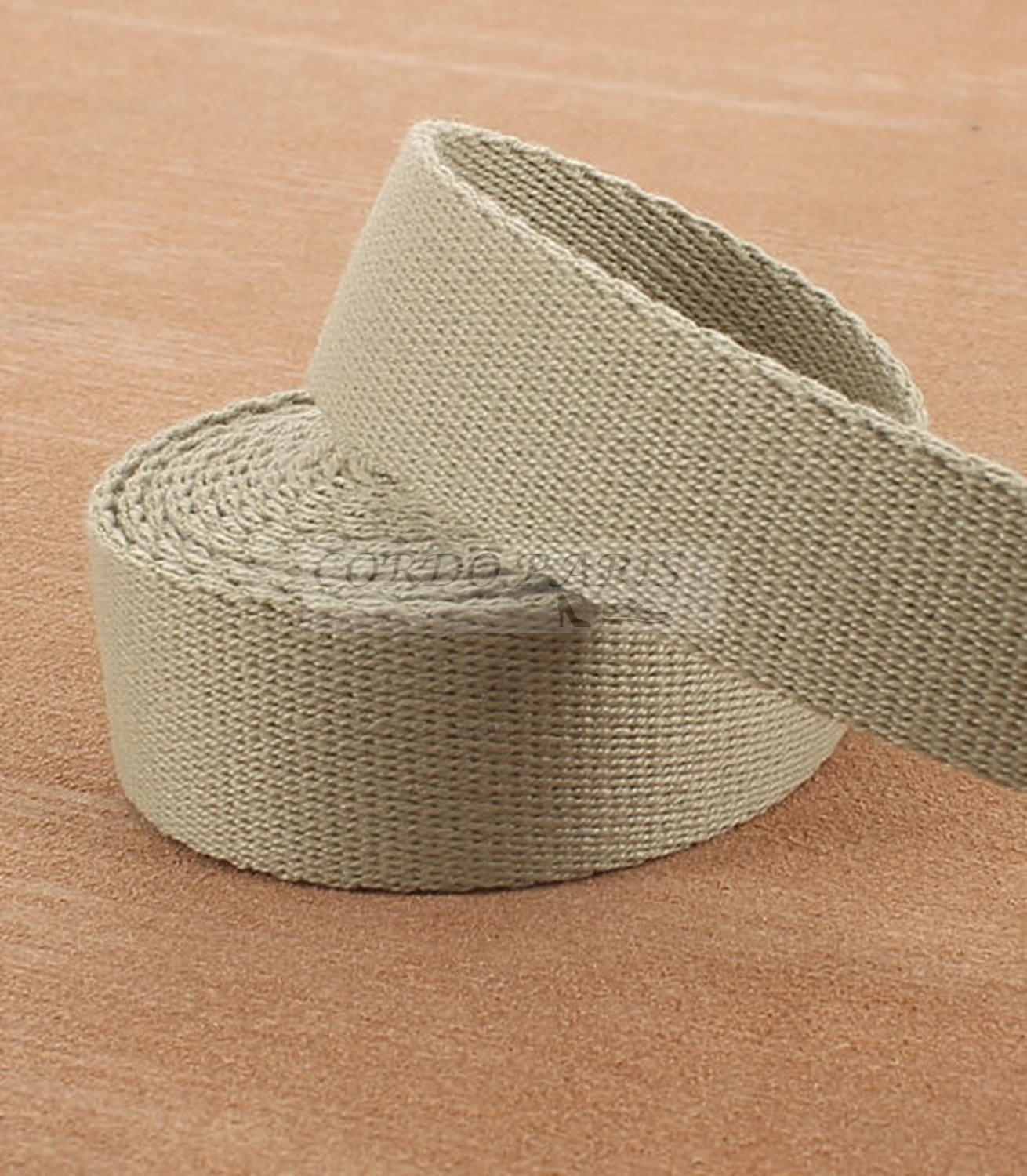 SANGLE POLYCOTON PAILLE LARGEUR 25 mm