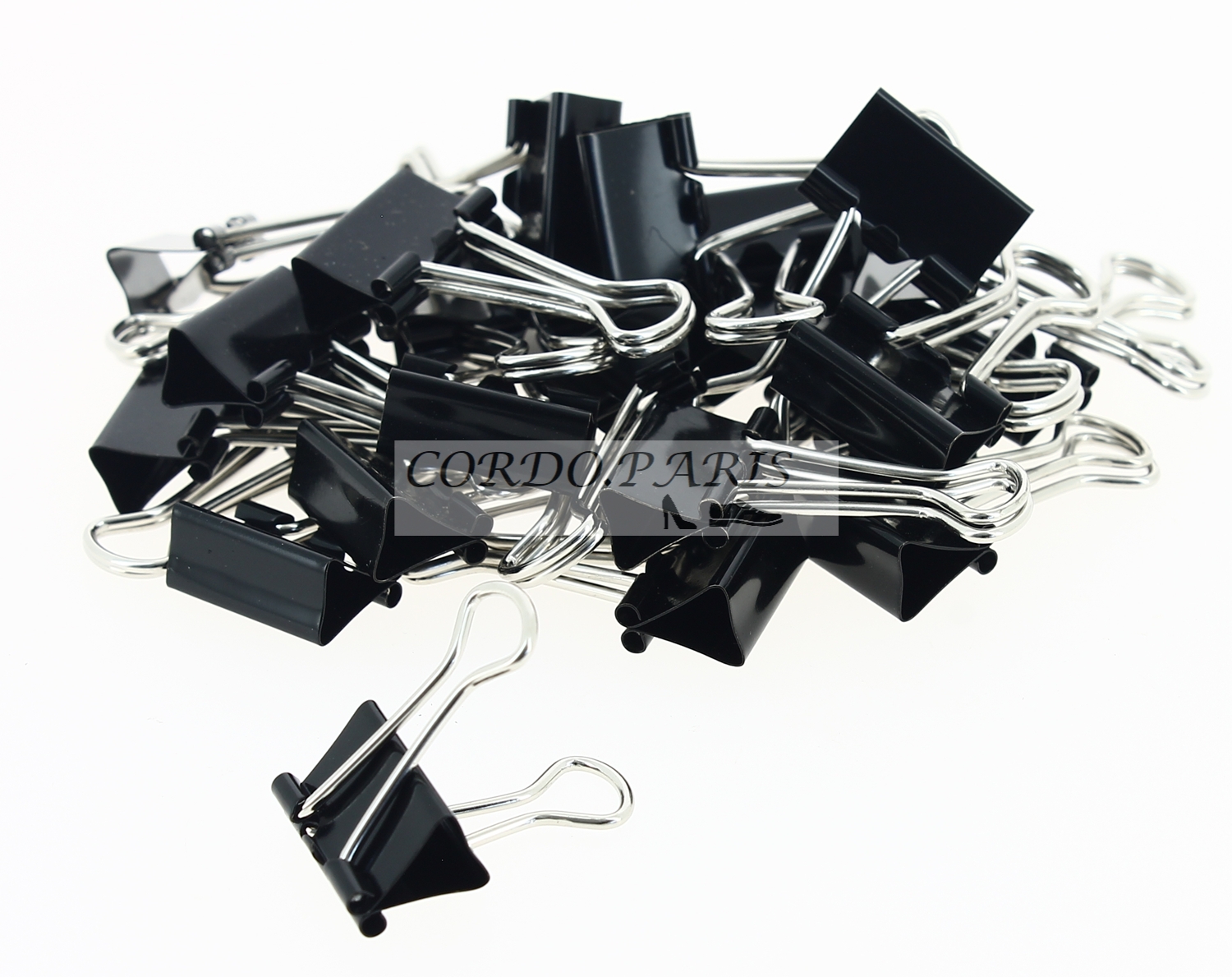 PINCE DOUBLE CLIP FOLDBACK 19 x 7 mm