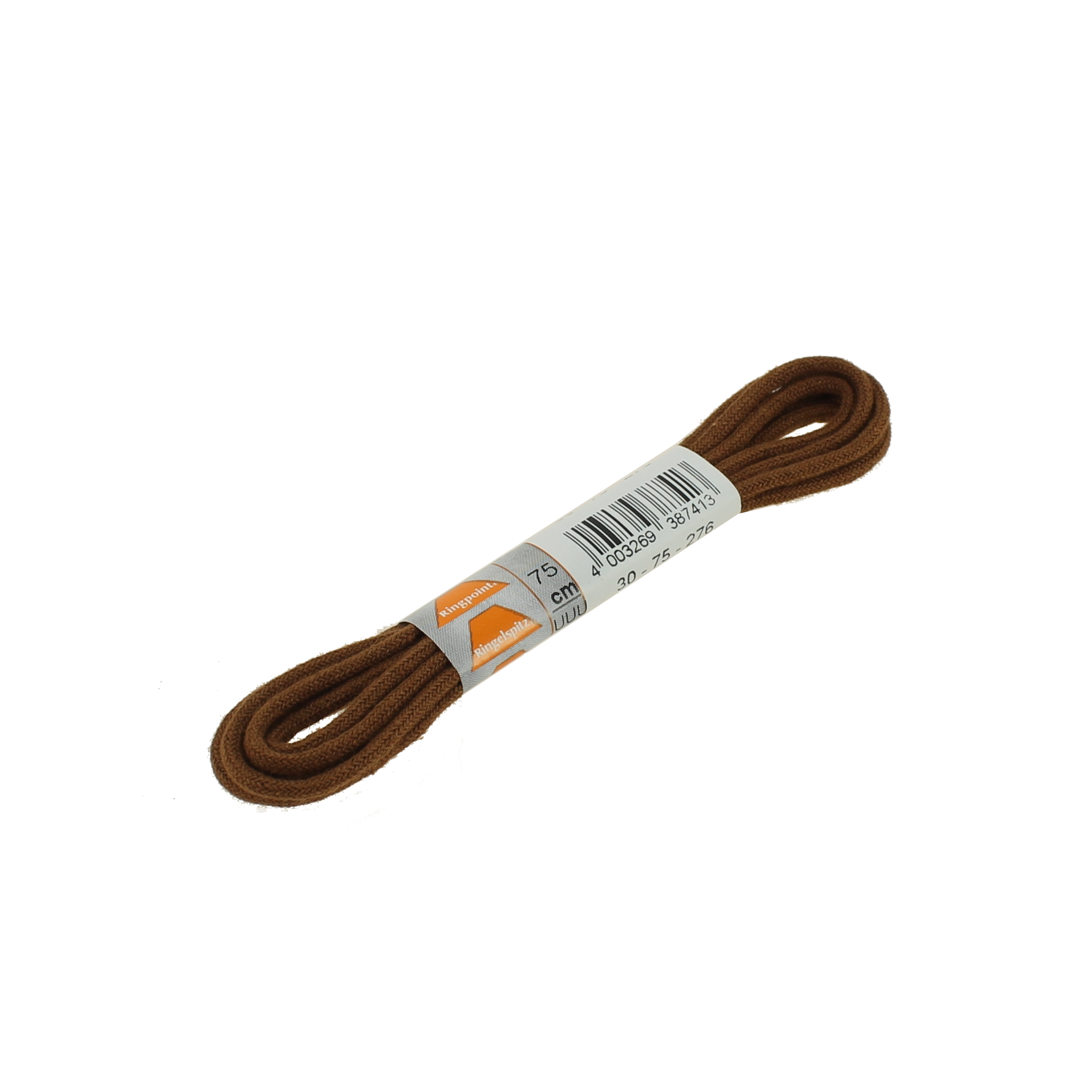 LACETS RONDS FINS MARRON NOISETTE