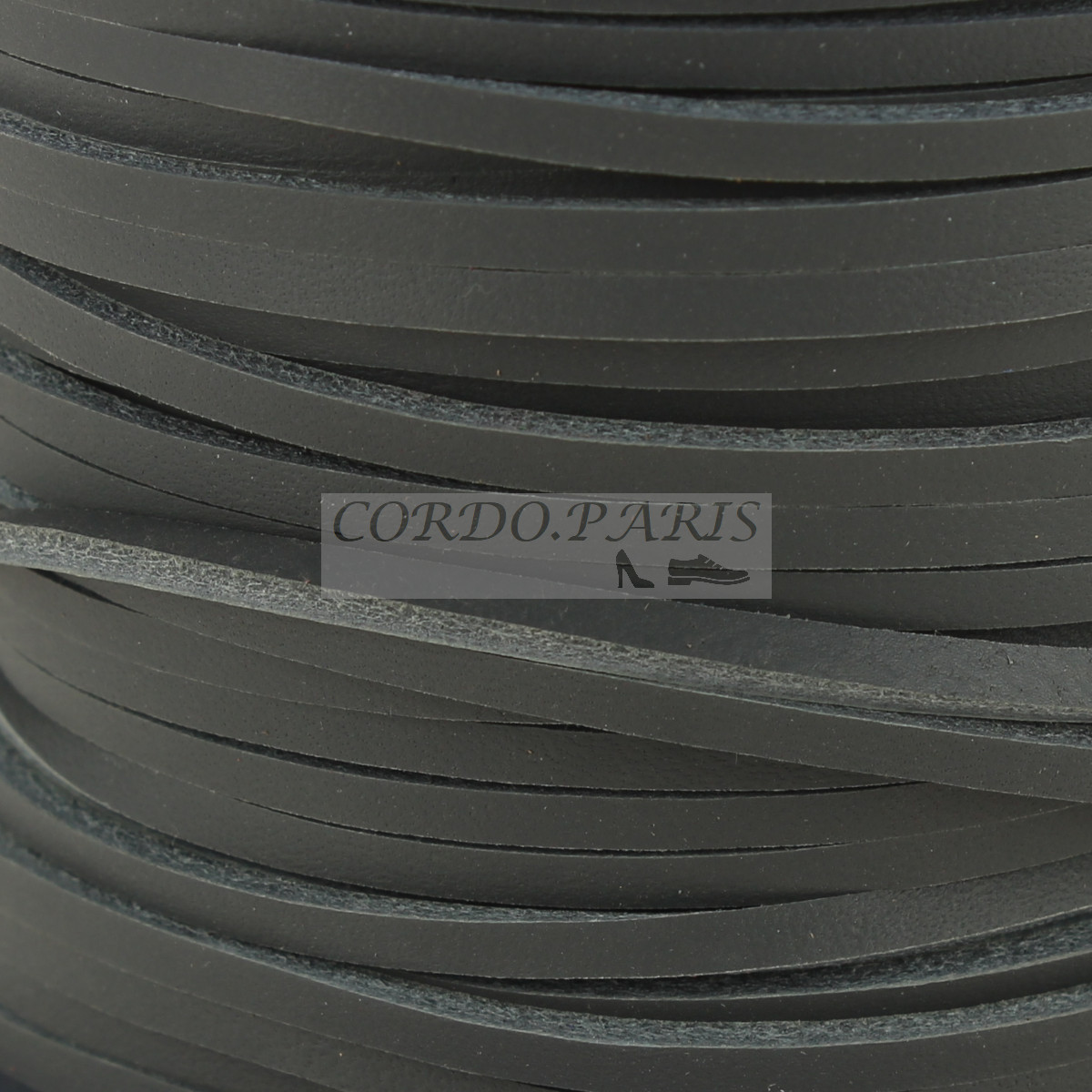 LACET CUIR GRIS CHAUSSURES BATEAU