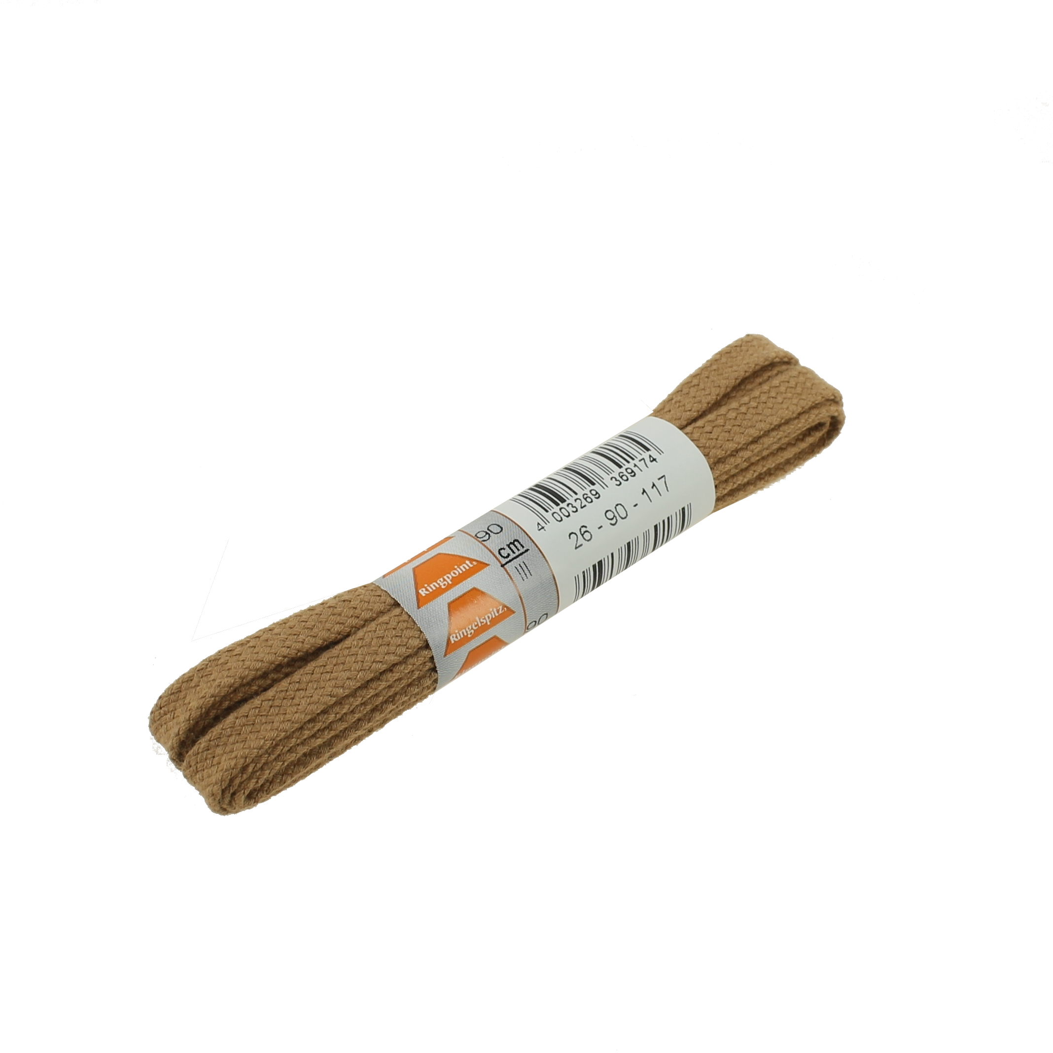 LACETS PLATS MOYEN BEIGE