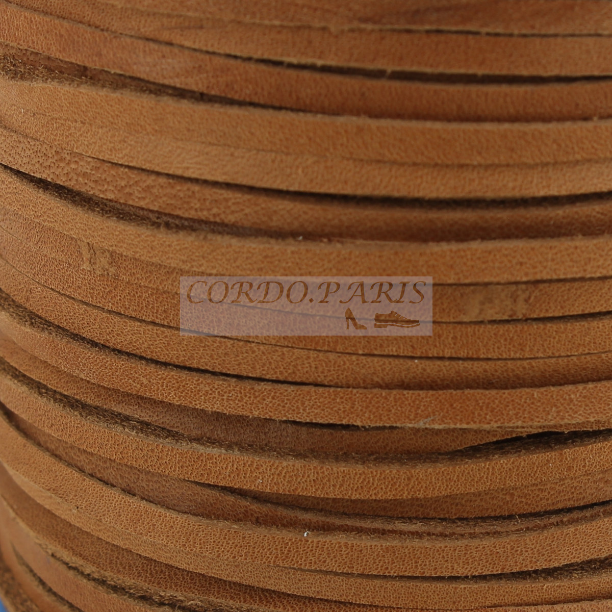 LACET CUIR MARRON CLAIR CHAUSSURES BATEAU