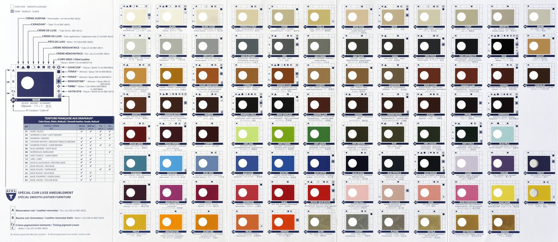 CIRAGE SAPHIR PLATINE 64