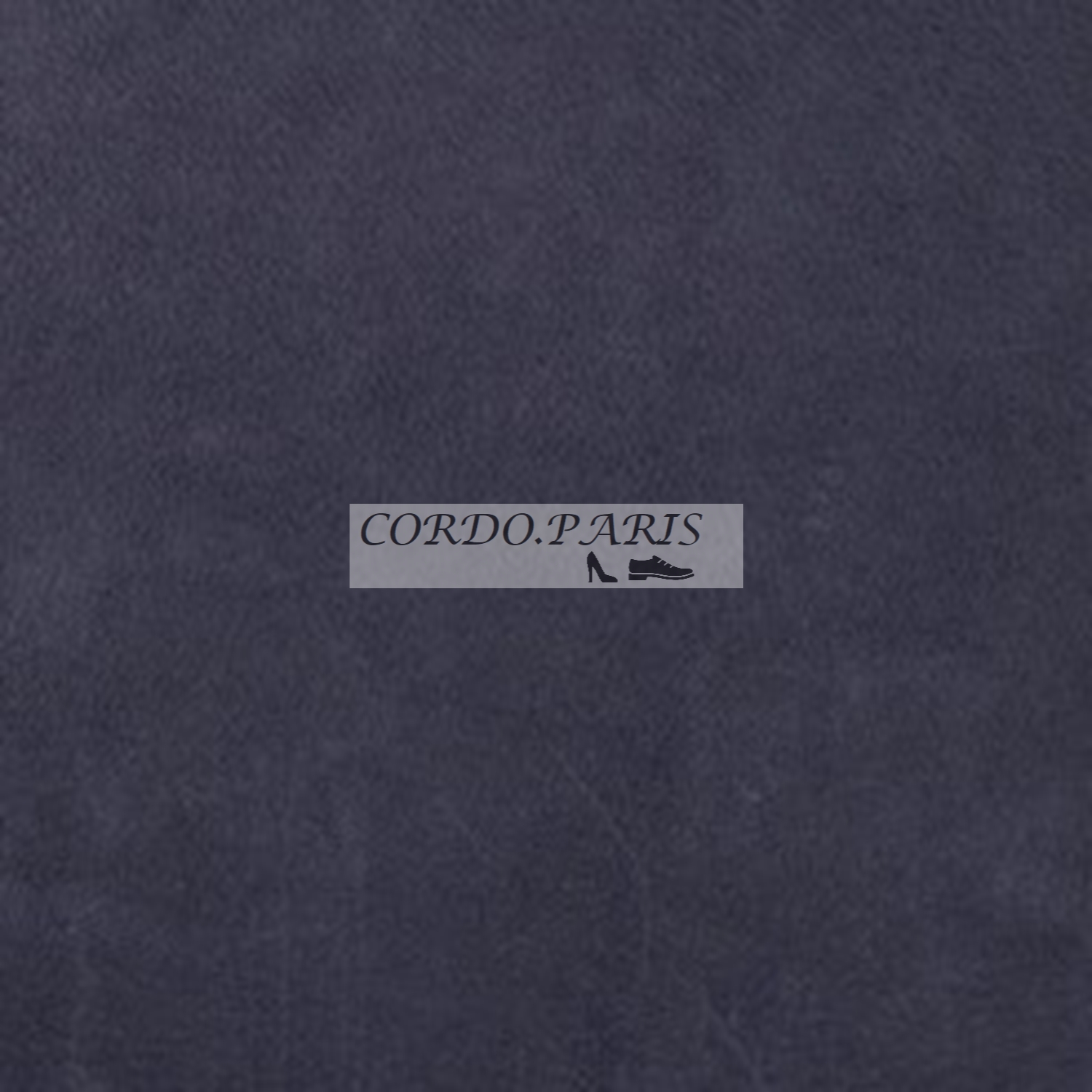 BRIDE CUIR REMPLIEE 3 FOIS MARINE 16 MM