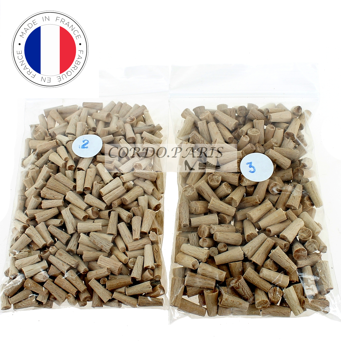 CHEVILLES DE BOIS CONIQUES